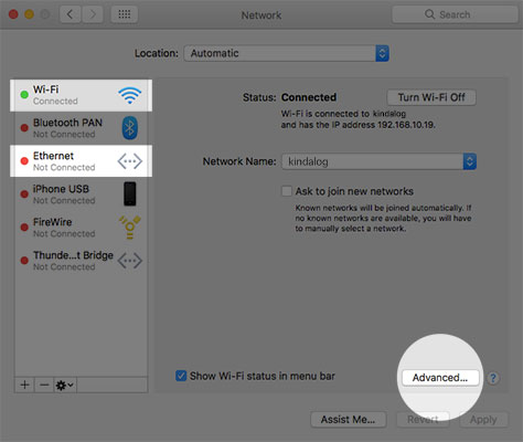 Thay đổi DNS trên macOS