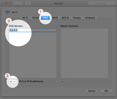 Thay đổi DNS trên macOS