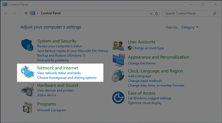 DNS trên Windows 10