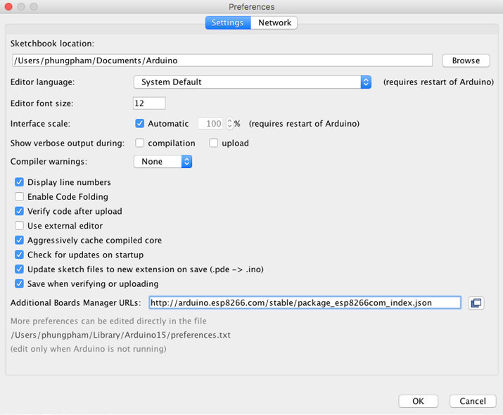 Setup Kit Arduino Wifi ESP8266 WeMos D1 R2